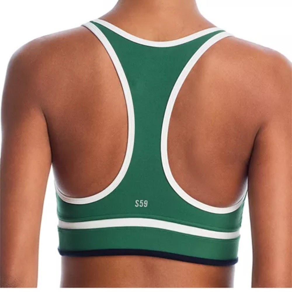 Splits59 Layla Airweight Bra in arugula and indigo size Xs nwt